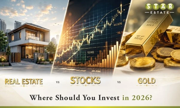 Real Estate vs Stock vs Gold – Know the Best Pick for Investment in 2026