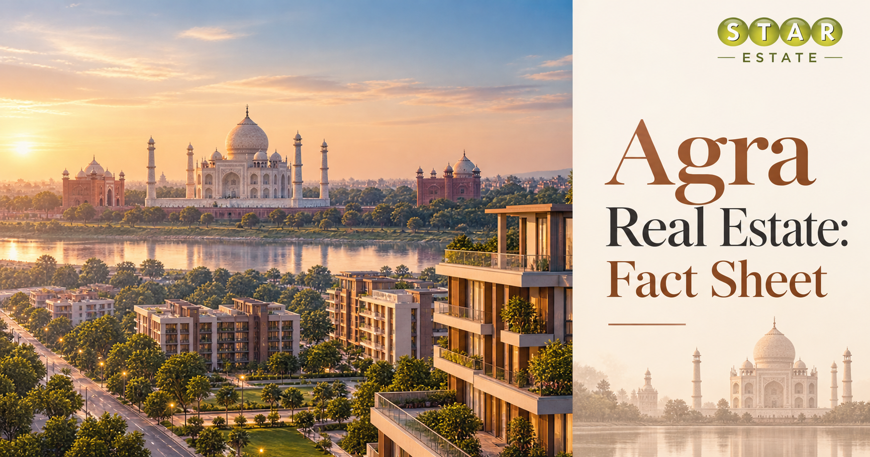 Why Invest in  Agra Real Estate in 2026: From Tourist to Holiday Home  Destination
