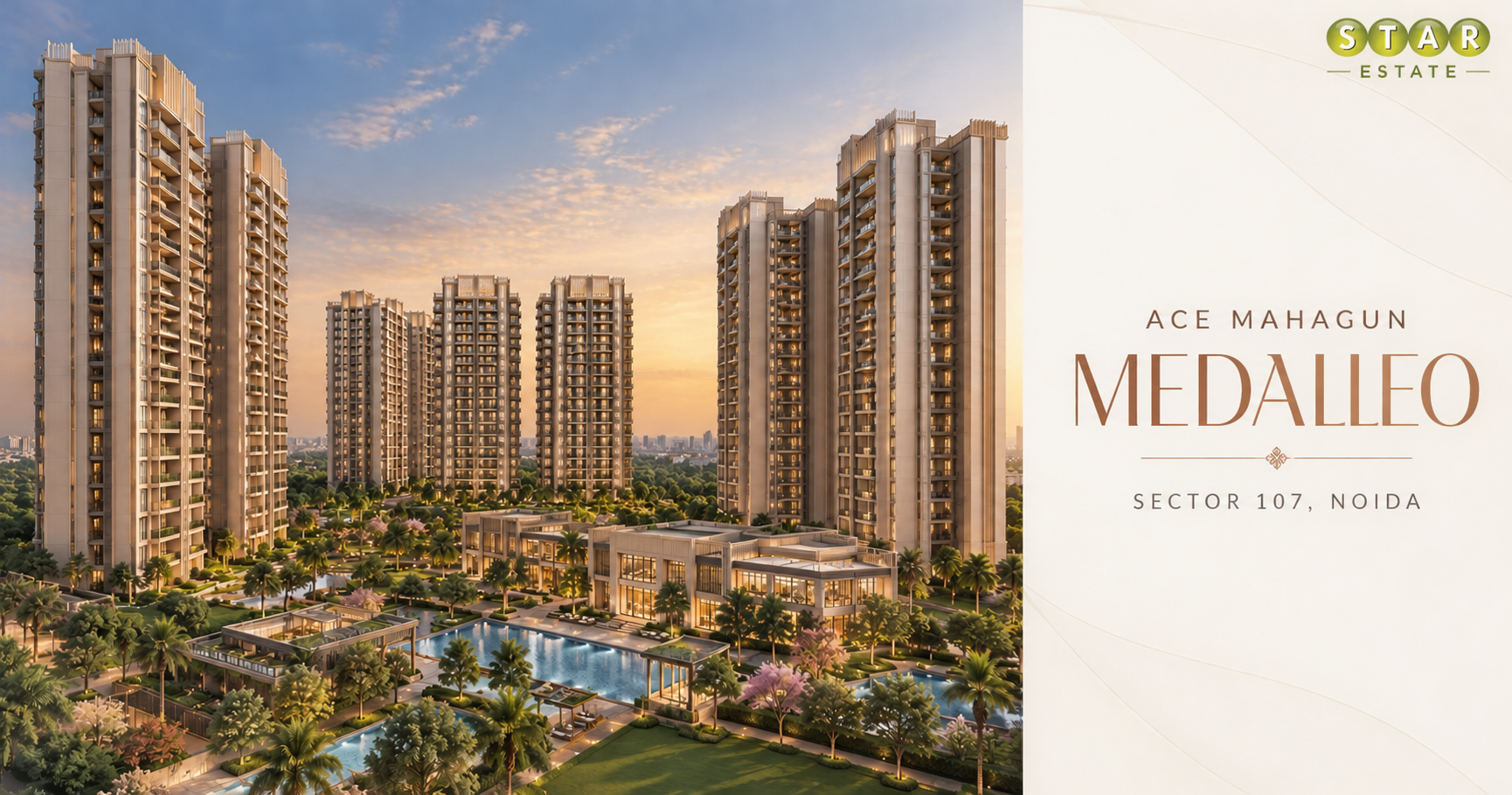 Ace Medalleo: Luxury Apartments in Sector 107 Noida, Where Evenings Feel Like Home