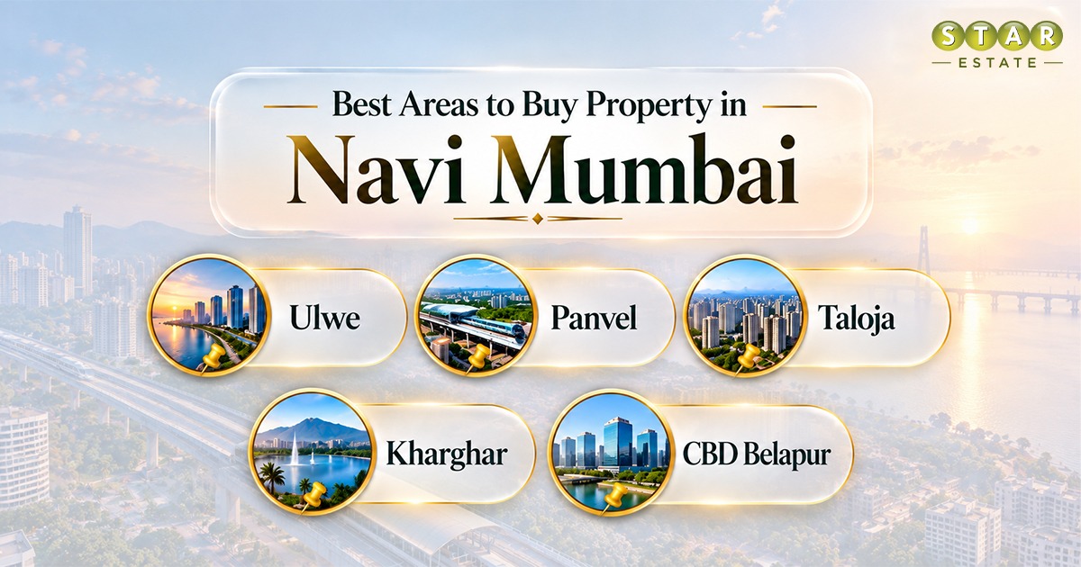 Best Areas to buy Property in Navi Mumbai in 2026 Best Areas to buy Property in Navi Mumbai in 2026